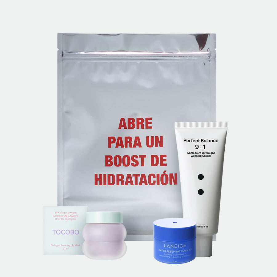 Trío hidratante | (Crema + bálsamo labial + mascarilla)