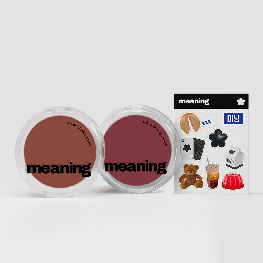 Soft Air Blurring Mousse Duo | 2 tonos + stickers